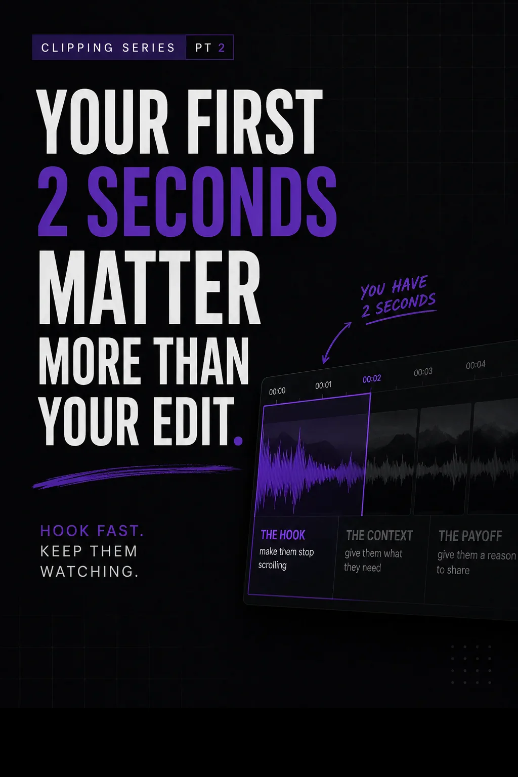 The First 2 Seconds Can Make or Break Your Clip | Clip Academy 02